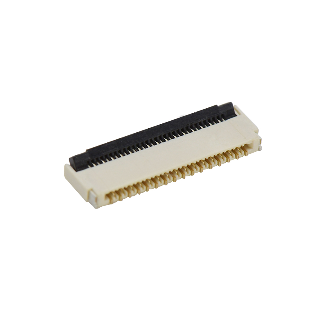 F0301 FPC FFC连接器Pitch 0.30mm H0.9mm双排卧贴后掀盖双面接 FPC 31Pin本色 镀全金G/F